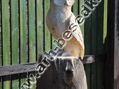 Скульптура деревянная "Сова"