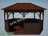 Садовая беседка "Баррикадная"