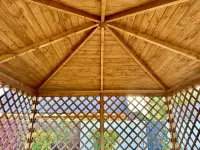 Беседка ореховая осень 3х3 №4