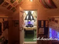 Гриль домик Premium «Гранд 1» Комбинированный 17 м2.