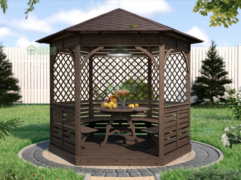 Беседка "Архангельская" по акции ВСЕ ВКЛЮЧЕНО!