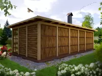 Беседка-веранда Флора 4,3х9,3м №4