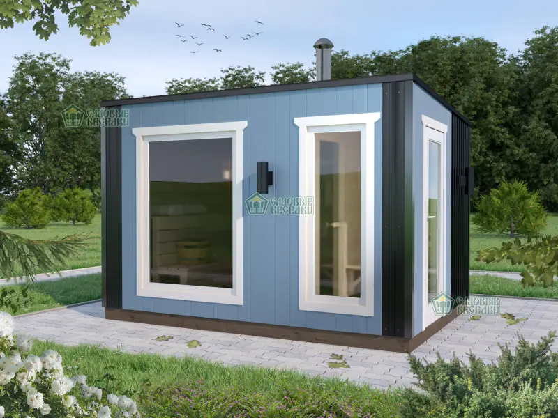 Каркасная баня «Мини» 2,5х3,5 фото 1