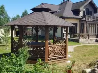 восьмигранная беседка 4х4 фото