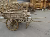 Арба деревянная декоративная (арба плетеная)