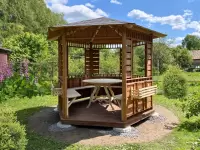 Беседка для дачи "Калифорния" - фото 4