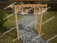 Пергола деревянная для сада