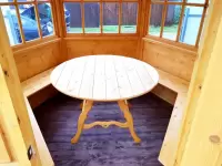 Беседка застекленная, цвет \"Сосна\"