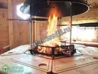 Гриль домик Premium «Гранд 2» Комбинированный 24 м2.