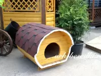 Будка для собаки  "Бочка средняя"