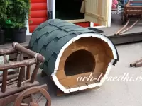 Будка для собаки  "Бочка малая"