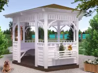 Беседка деревянная "Ялта"