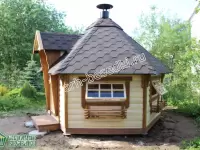 Гриль домик Premium "Mukava"  9,5 м 2