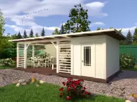 Беседка-веранда Астра 3,5х8м №2