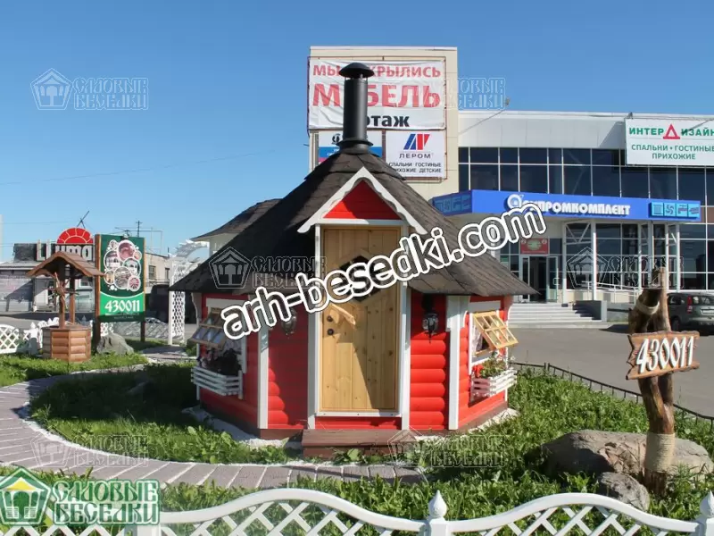 Гриль домик Premium "Navakka" 9,5 м2 ВЫСТАВОЧНЫЙ ОБРАЗЕЦ - фото 4