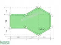 Беседка с пристройкой