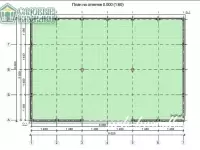 Веранда деревянная "Калифорния" 6х9м