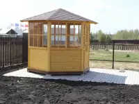Беседка павильон застекленная 2,9 м