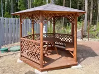 Беседка "Темная сетка" - фото 4