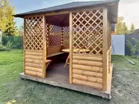 Беседка ореховая осень 3х3 №3