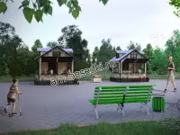 Домик для ярмарки "Весенний" (2х3 м.)