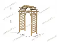 Пергола садовая малая Арка