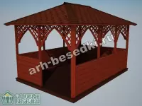 Садовая беседка "Бурукан"