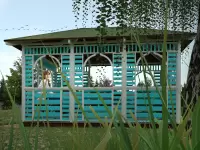 Беседка-навес 3х4 \"Аквамарин\"