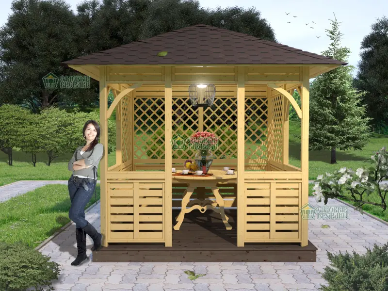Беседка для дачи фото 3