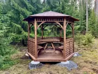 Беседка деревянная эдем №5