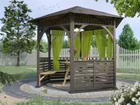 Беседка из дерева Эдем №3