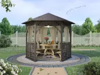 Беседка из дерева Эдем №4