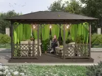 Беседка Кентукки XL в размере 3х4,5 открытого типа по акции Все включено со сборкой №2