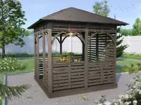Беседка квадратная Марлен 2,5 х 2,5 №3