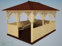 Садовая беседка "Бурукан"