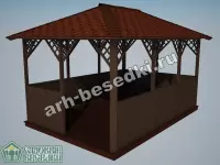 Садовая беседка "Жуковский"