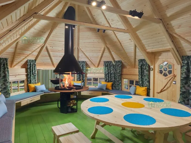 Гриль павильон Premium «Kotaland 2» интерьер 1