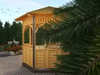 Беседка деревянная \"Сосновая\"