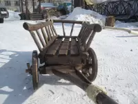 Декоративная телега малая