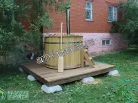 Уличная купель D=1600 мм. ЕЛЬ