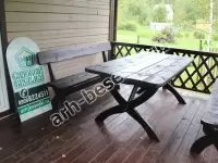 Комплект деревянной мебели для дачи