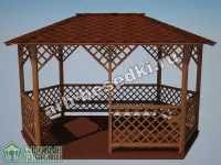 Садовая беседка "Академическая"