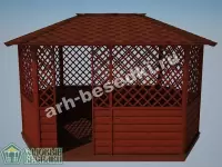 Садовая беседка "Новокузнецкая"