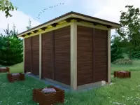 Беседка-веранда Лаура 5х2м №4