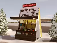 Домик для ярмарки A-frame Dark - фото 4