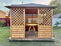 Беседка ореховая осень 3х3 №4