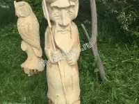 Сказочная скульптура из дерева "Леший"