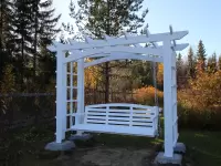 Качели деревянные