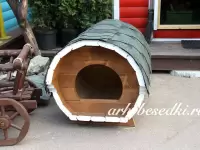 Будка для собаки  "Бочка малая"