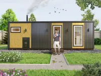 Каркасная баня ”Скандинавия плюс” 2,5х8 фото 4